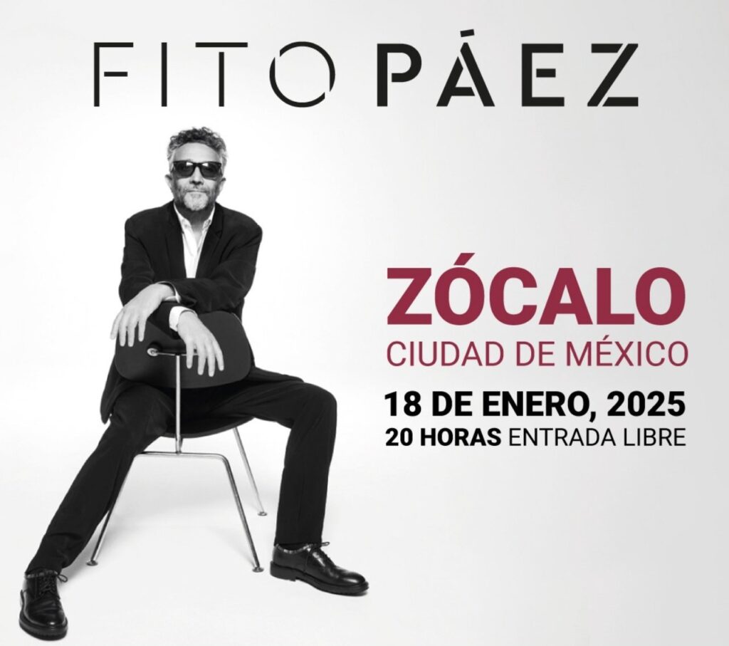 Fito Páez en el Zócalo